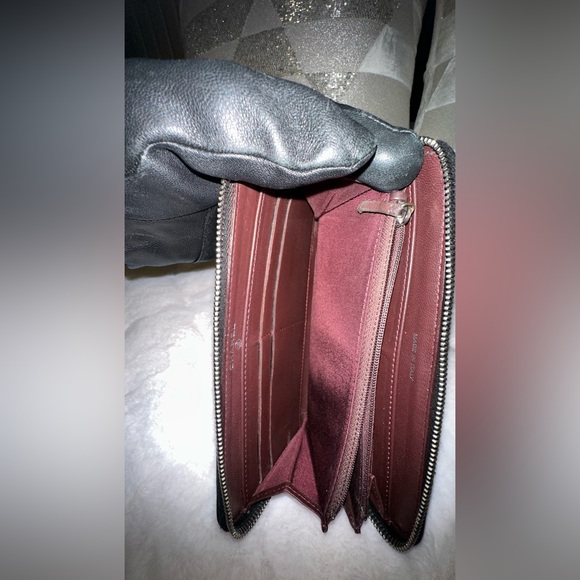 AUTH CHANEL Matelasse Lamb Skin Wallet Coco Mark purse Black - Picture 16 of 17